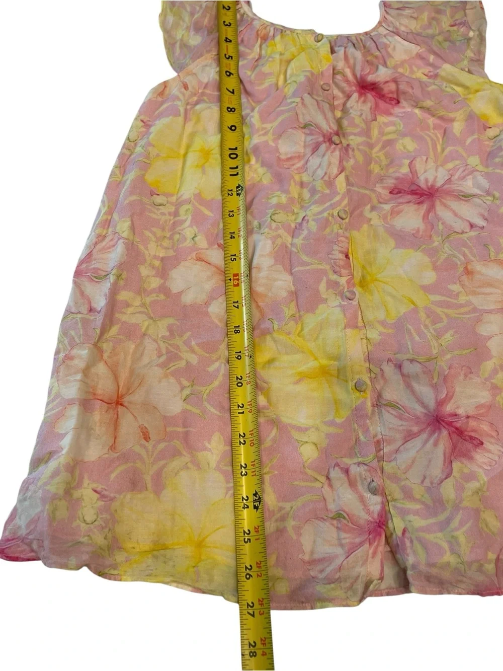 LoveShackFancy Pink Floral Flutter-Sleeve dress for Kids 2/8yrs